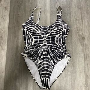 bar III printed women’s bathing suit